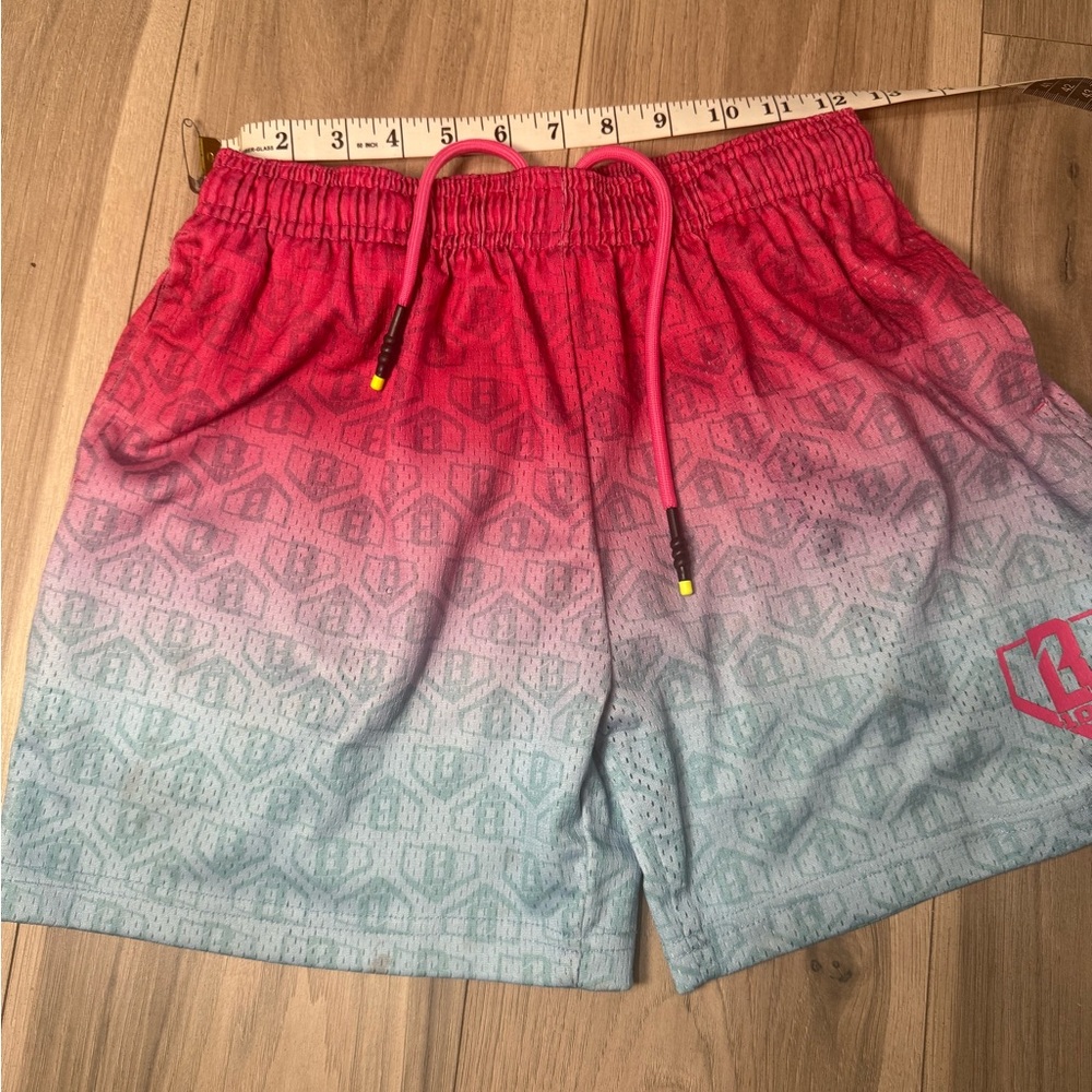 BL101 Cotton Candy Gradient Youth Large Shorts